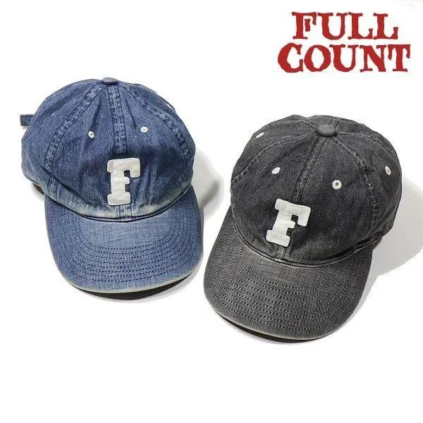 フルカウント 6843HW 6PANEL DENIM BASEBALL CAP F PATCH VI...