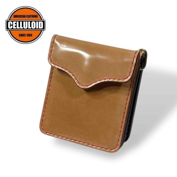 セルロイド オリジナル A-2 WALLET ショートウォレット 財布 コードバン×ルガトーレザー ...