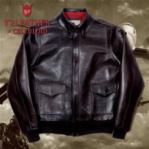 Y'2 LEATHER 2024‐2025年 Newモデル SHEEP SKIN Type A-1 BLACK