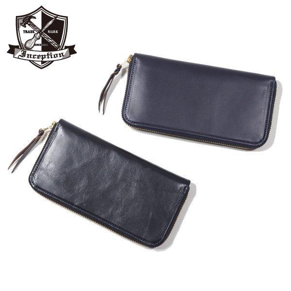 インセプション INCEPTION ホースハイド ラウンドジッパー ロングウォレット IPHSW-0...