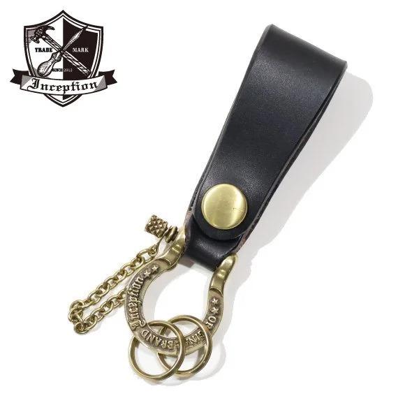 [ネコポス送料200円]インセプション IPSK-02 UKサドル&amp;シャックルキーホルダー ブラス ...