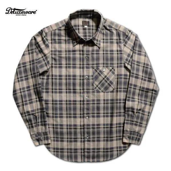 [予約商品]デラックスウエア LV-34 CLASSIC CHECK クラシックチェックシャツ 長袖...