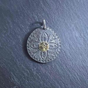 FIRST ARROW's ファーストアローズ K18付アラベスク・ターコイズ S&E