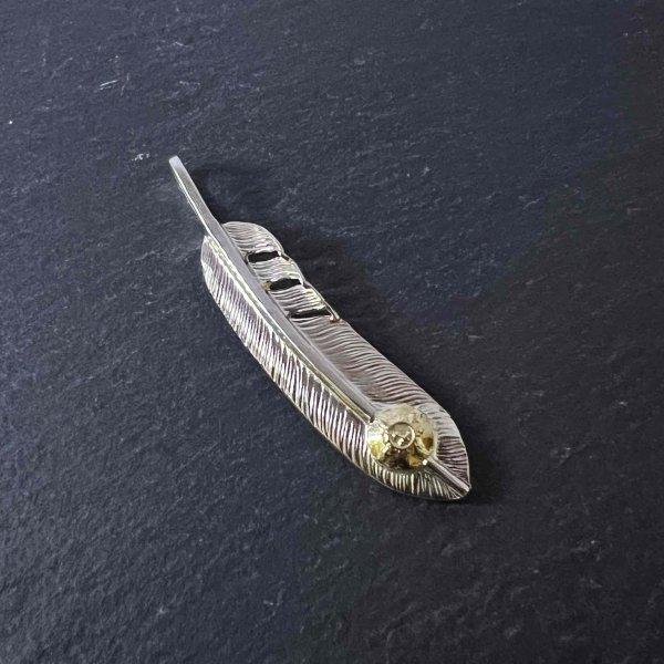 ファーストアローズ K18付 フェザー(M)ペンダントトップP-520R  FIRST ARROW'...