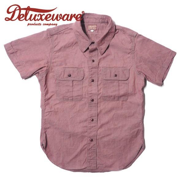 デラックスウエア レッド シャンブレーシャツ ワーク 長袖 RED CHAMBRAY RDDX-02...