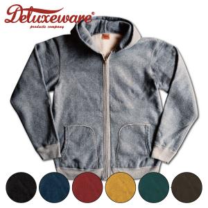 DELUXEWARE　ヘビーフルジップパーカー　XL DELUXEWARE（デラックスウエア） デラックスウエア「HEAVY WEIGHT
