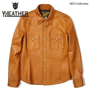 カドヤ LEATHER SHIRT STD / BROWN ブラウン LL 革ジャン レザーシャツ｜カドヤ公式オンラインショップ｜LEATHER SHIRT