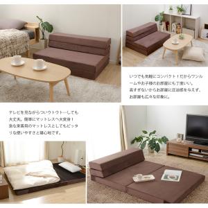ソファーベット セミダブル 一人用 ソファーベ...の詳細画像3