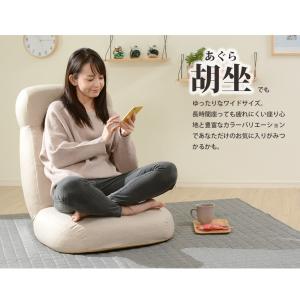 座椅子 腰痛 おしゃれ ハイバック リクライニ...の詳細画像2