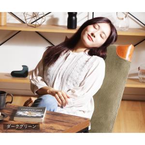 座椅子 ヴィンテージ コーデュロイ PVC生地...の詳細画像5