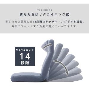 座椅子 おしゃれ 日本製 低反発 リクライニン...の詳細画像5