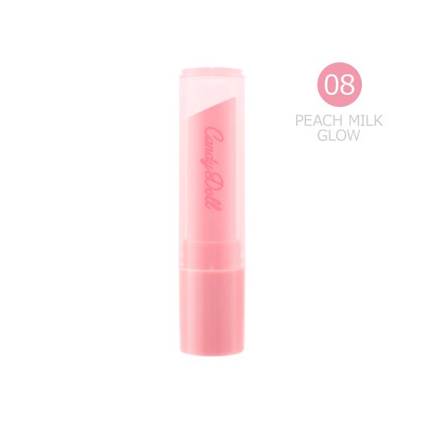 CandyDoll キャンディドール モイスチャーリップスティックP 08 PEACH MILK G...