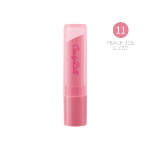 CandyDoll キャンディドール モイスチャーリップスティックP 11 PEACH ICE GLOW ピーチアイスグロウ 【アウトレット/限定品】 粘膜カラー 血色感 シアー ツヤ
