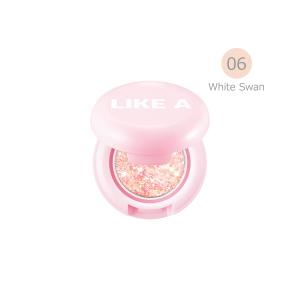 BLESSED MOON ブレスドムーン ミニ ライク ア シャドウ 06 White Swan ホワイトスワン 【アウトレット/ブランド日本撤退】 アイシャドウ ラメ グリッター