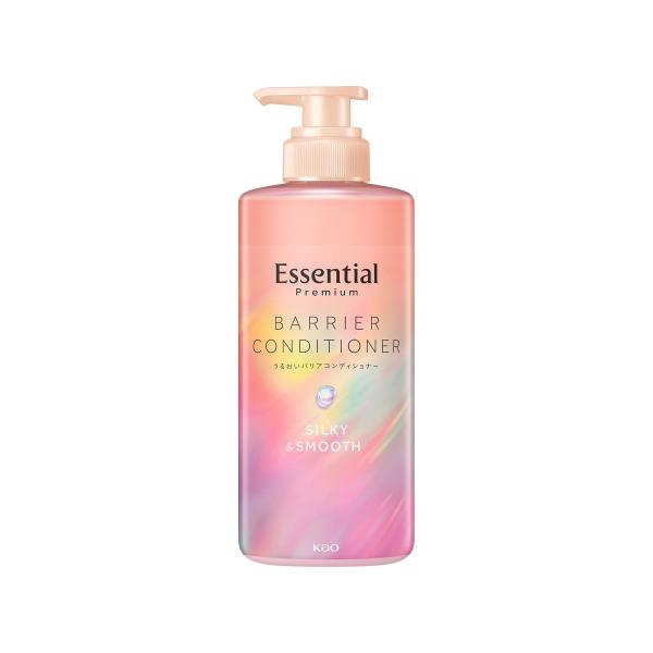 エッセンシャル プレミアム うるおいバリアコンディショナー シルキー＆スムース ポンプ 450mL ...