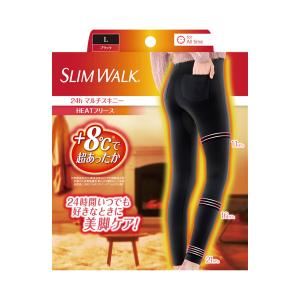 スリムウォーク 24h マルチスキニー HEATフリース ブラック L｜celuleonlineshop