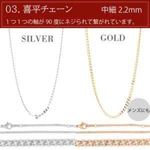 SUS316L チェーン ネックレス 4サイズ...の詳細画像5