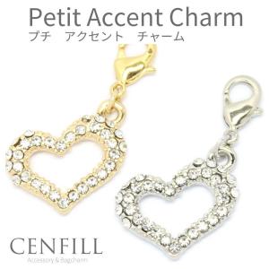 チャーム アクセサリー ハート charm レディース  ゴールド