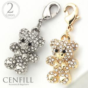 アクセサリー チャーム クマ ベア くま くまちゃん　18Kプレーティング