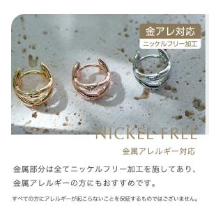 ピアス 金属アレルギー 対応 フックピアス つ...の詳細画像4
