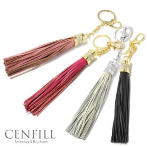 バッグチャーム 本革 クリスタル ロング タッセルチャーム  タッセル チェーン キーホルダー おしゃれ レディース チャーム charm バッグ かわいい 40代 50代