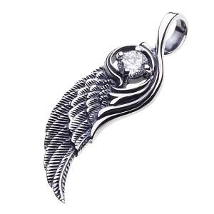 SAAD サード ペンダント フェザー K18太陽神 大 ゴールド 金 シルバー