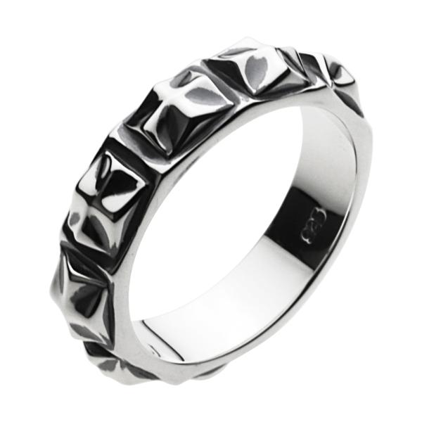 リング 指輪 シルバー アクセサリー スタッズ クロス セノーテ r0497