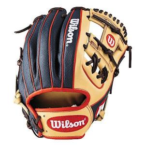 ウイルソン 軟式用グラブ ワナビーヒーロー デュアル 86H 内野手 野球グローブ 一般 WTARHH86H70NVS