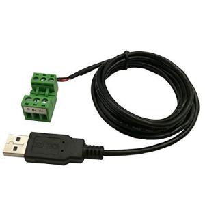 DSD TECH SH-U14 USB-RS485ケーブル FTDIチップ内蔵 ターミナルボード付き 1.8M / 5.9FT