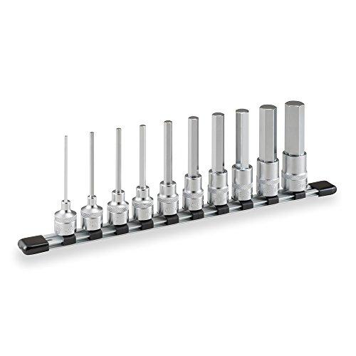 トネTONE ロングヘキサゴンソケットセットホルダー付 HH410LA 差込角12.7mm1/2" ...