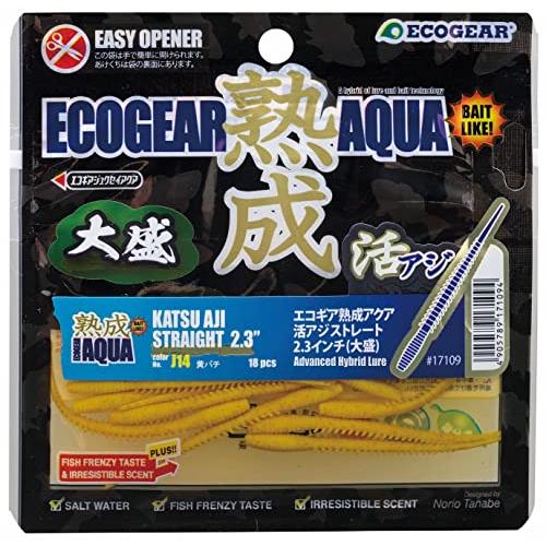 エコギアEcogear 熟成アクア 活アジストレート 2.3&quot;大盛 J14 黄バチ