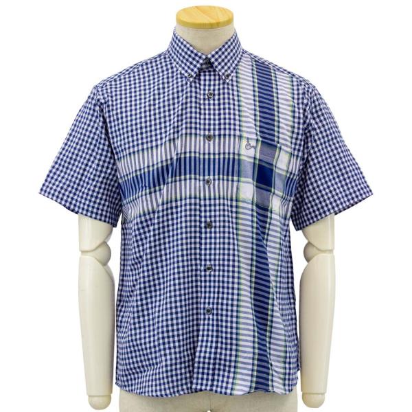 半袖 ボタンダウン カジュアル シャツトロイ TOROY トップス シニアファッション  春夏  紳...