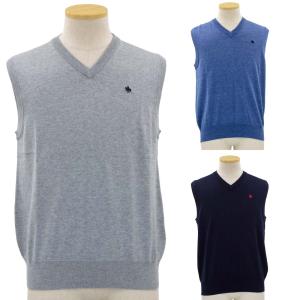 LACOSTE（ラコステ） ケーブル ニット Vネック ベスト LACOSTE AH7633