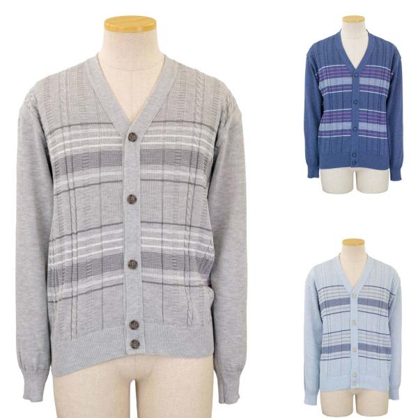 紳士 カーディガン 日本製 洗濯機洗い可●敬老の日のプレゼント トップス シニア 老人 70代 80...