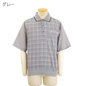 しじら織 5分袖 スナップボタン 麻入楊柳 ワ...の詳細画像1
