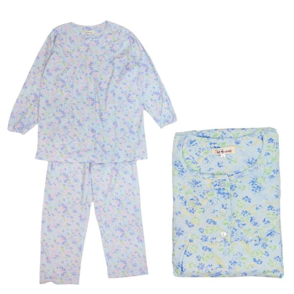 綿100 スムス 通年 パジャマ ねまき 高齢者 春夏 70代 80代 90代 シニアファッション