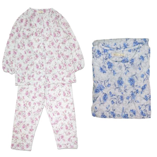 シニアファッション 80代 70代 パジャマ ふんわり ソフト キルト ねまき 秋冬  敬老の日 シ...