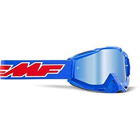 （新品） FMF POWERBOMB YOUTH Goggle Rocket Blue - Mirr...
