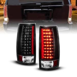 AmeriLite 交換用LEDテールライト ブラック タホ/サバーバン/ユーコン用 - 助手席と運転席側｜centervalley