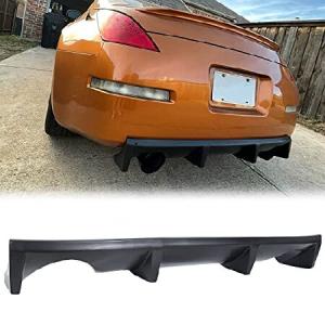 For Nissan 03-08 350z Fairlady Z33 J Style Rear Bumper Chin Lip Diffuser Spoiler｜centervalley