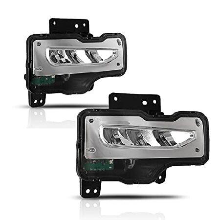 ROXX Fog Lights Compatible with 2016-2018 GMC Sier...