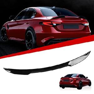 RockyParts リアスポイラー アルファロメオ ジュリア Quadrifoglio セダン 2015-2023 GTスタイル トランクスポイラー セダン 4ドア リアテールリップ ハイエンド｜centervalley