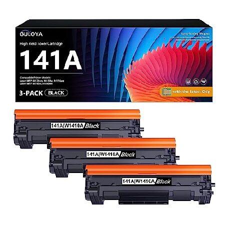 141A Black Toner Cartridge 3-Pack (with Chip) | In...