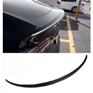 BDBO Spoiler Wing Rear Spoiler Compatible with Tesla Model y 2017-2024 Trunk Tail Rear Trunk Lid,Carbon Fiber Style Performance,Modle y Accessories