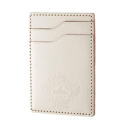 Orobianco パスケース カードケース IDケース WH ホワイト