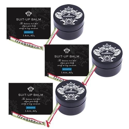 Orobianco スーツアップバーム　azzurro×3　3種の香りから選べる3個セット