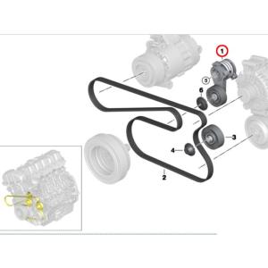 オルタネーターベルト用 ベルトテンショナー B...の詳細画像1