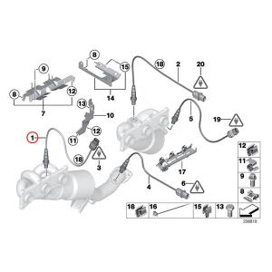O2センサー BMW E60 E61 E63 ...の詳細画像1