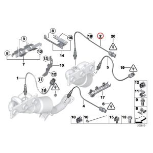 O2センサー BMW E60 E61 E63 ...の詳細画像1