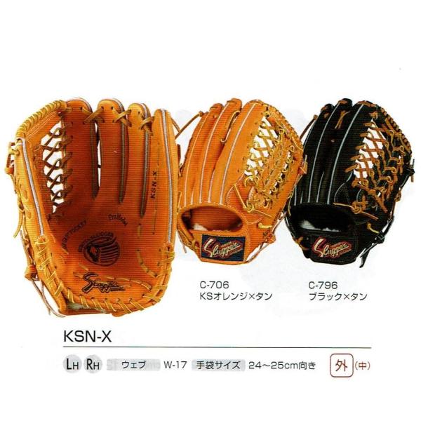 湯もみ無料 久保田スラッガー 軟式グラブ KSN-X (大）外野手用 ★湯もみ型付け無料★軟式グロー...